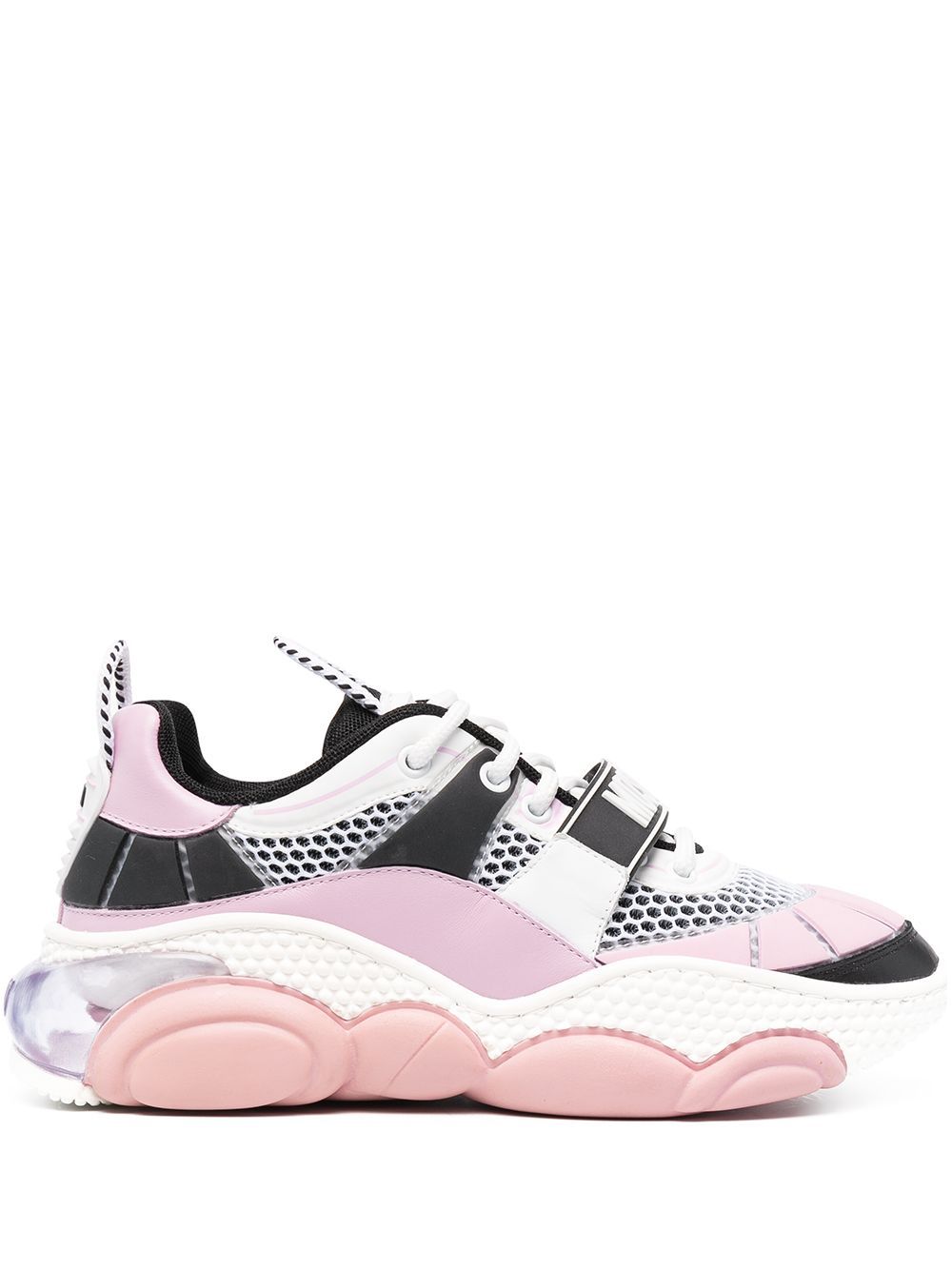 Pink moschino outlet sneakers