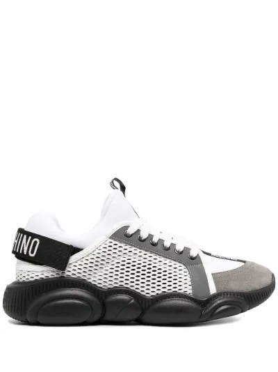 moschino logo strap sneakers