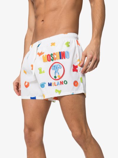 moschino milano swim shorts