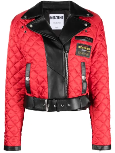 Moschino cropped jacket best sale