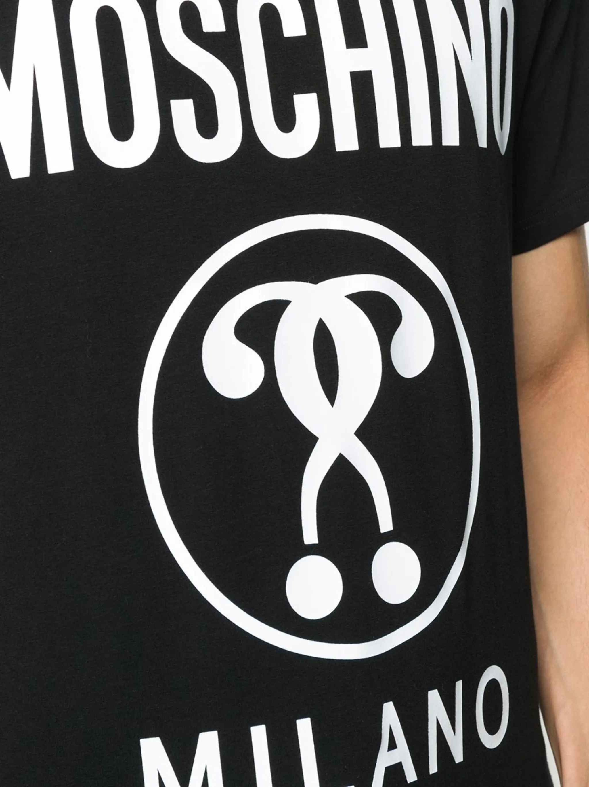 Moschino question mark logo-print T-shirt | Eraldo.com US