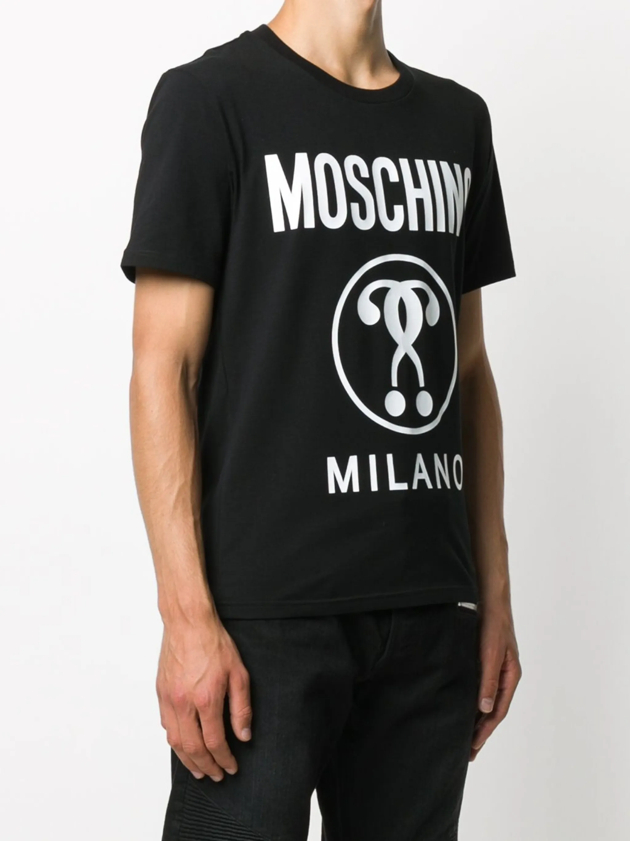 Moschino question mark logo-print T-shirt | Eraldo.com US