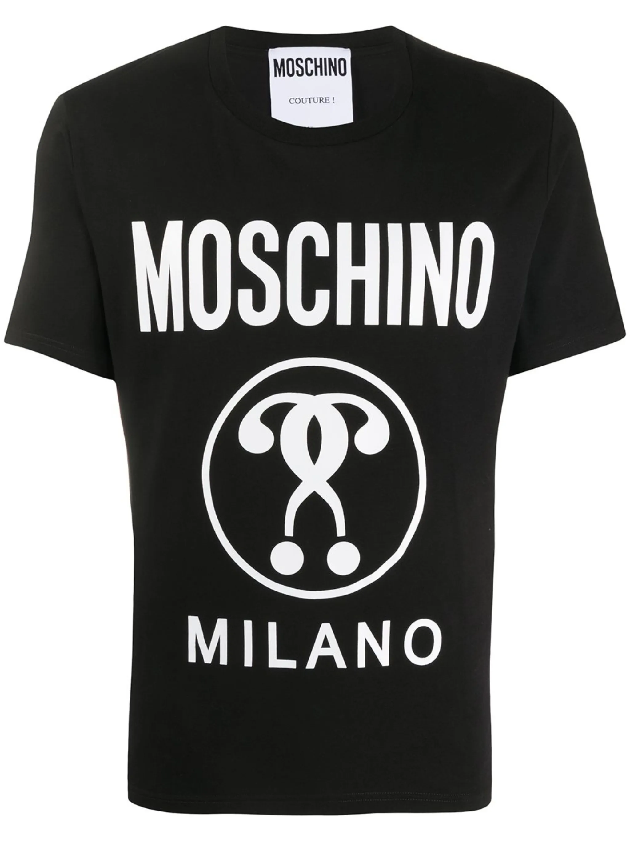 Moschino question mark logo-print T-shirt | Eraldo.com US