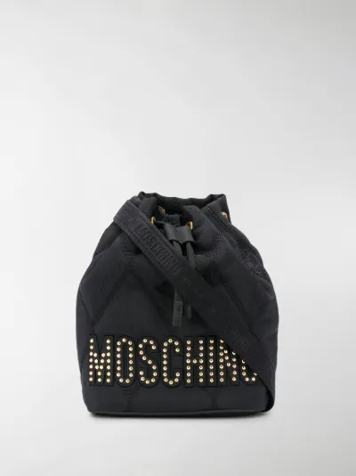 quilted bucket bag