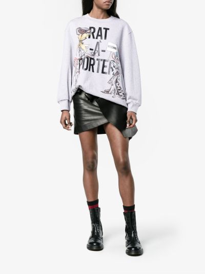 moschino rat a porter sweatshirt