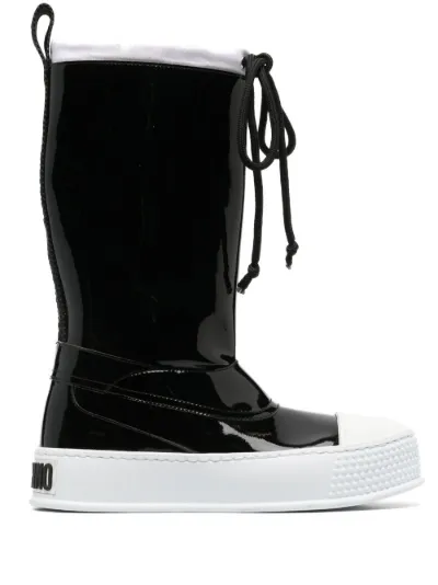 Moschino rubber toecap platform boots Eraldo FK