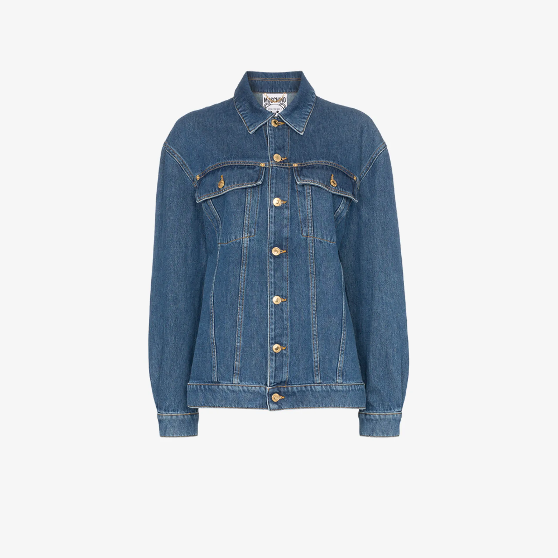 moschino bear denim jacket
