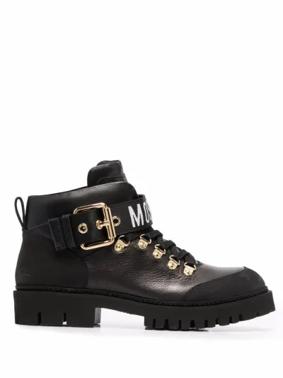 Stivali con logo | Moschino | Eraldo.com
