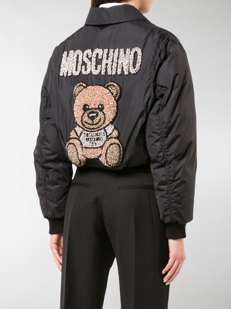 moschino teddy bear jacket