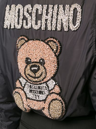 teddy bear bomber jacket