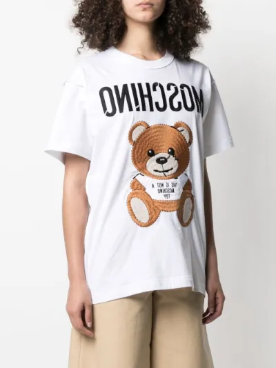 Teddy Bear embroidered T-shirt 