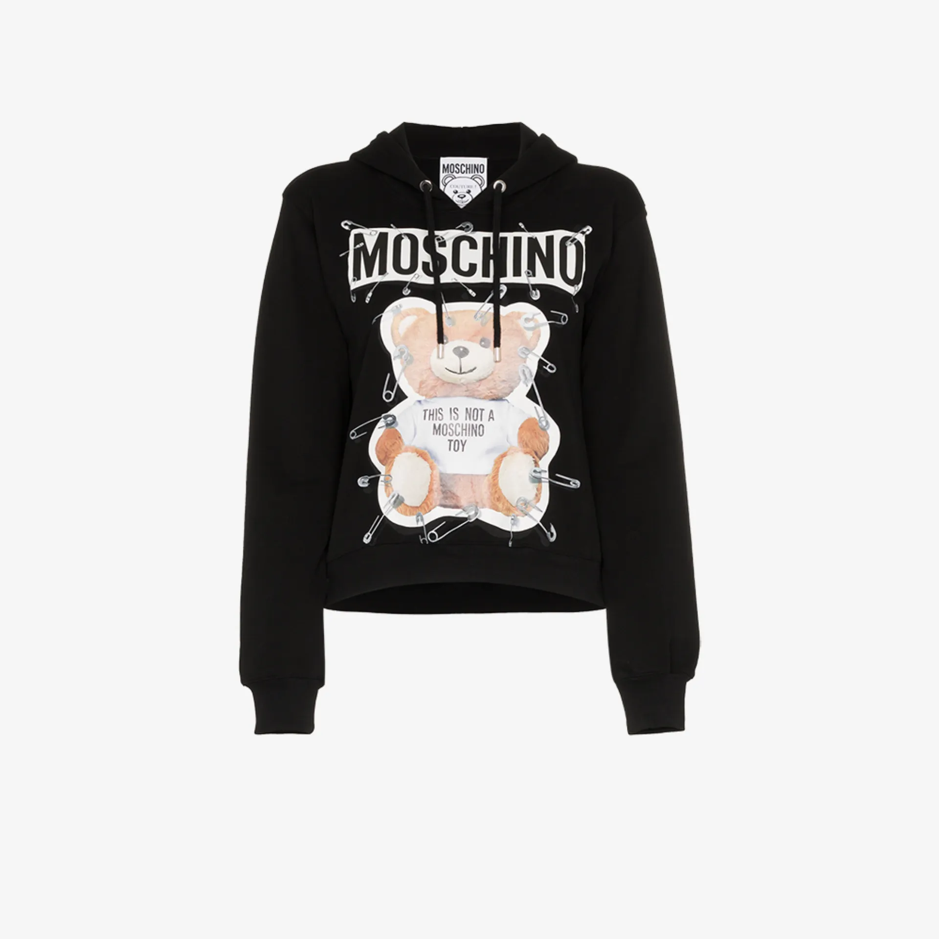 moschino bear hoodie women's