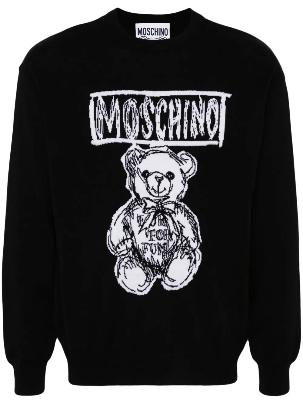 Moschino Teddy Bear intarsia wool jumper Eraldo KW