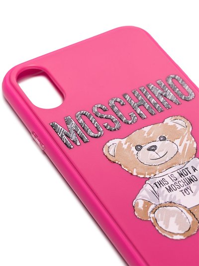 Moschino Teddy Bear Iphone Xs X Case Pink Modes Moschino Teddy Bear Iphone Xs X Case Pink Modes