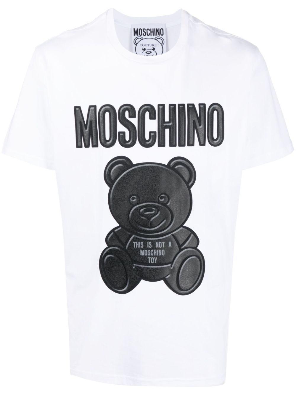 Teddy Bear logo-print T-shirt, Moschino