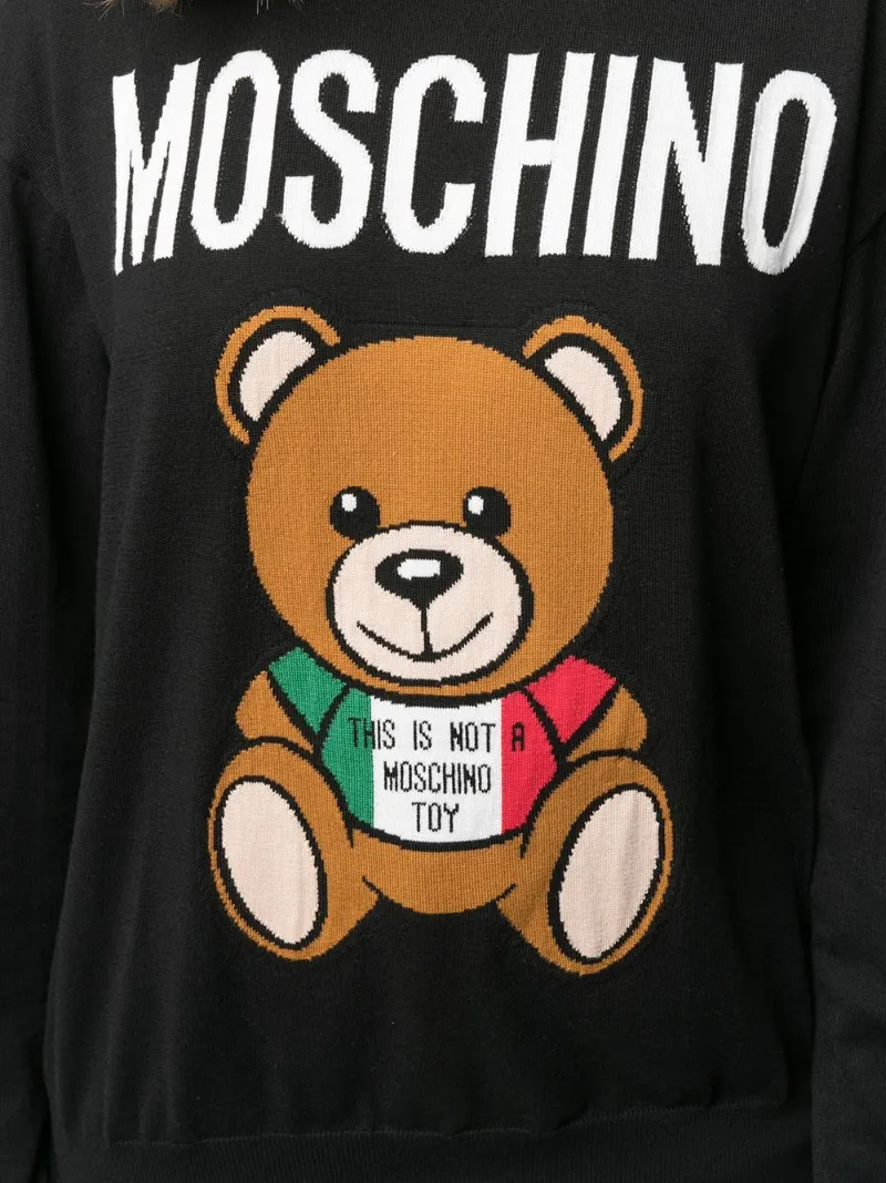 moschino this is not a toy jumper