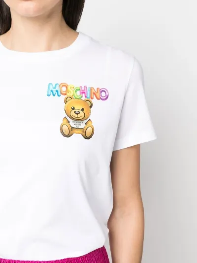 moschino teddy bear t shirt