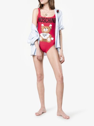 moschino teddy bear swimsuit