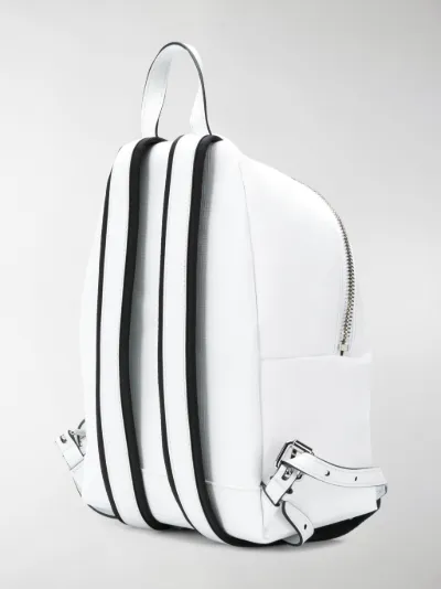 moschino white backpack