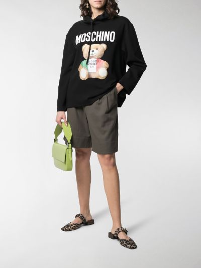 moschino logo print sweatshirt