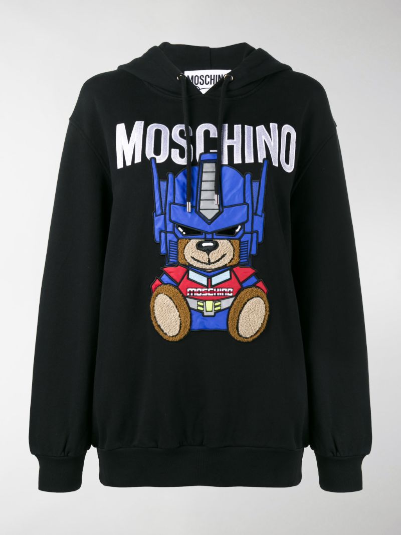 moschino teddy hoodie