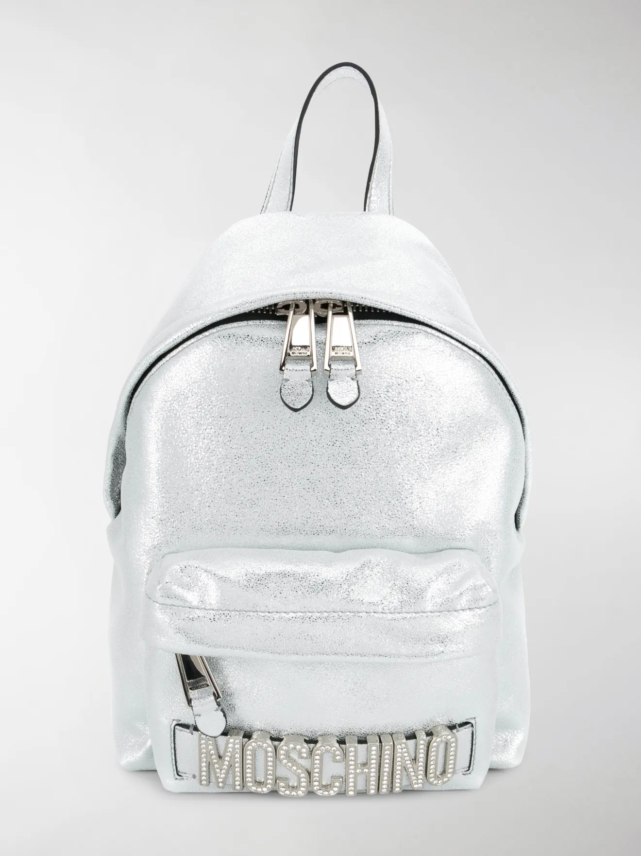 Moschino Zaino con applicazione argento | MODES