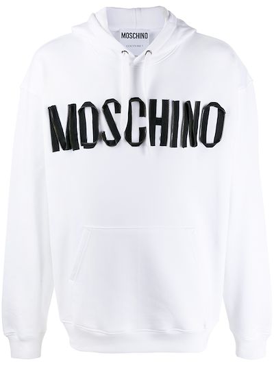 moschino logo hoodie