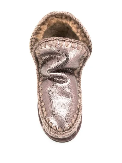 Mou boots metallic best sale