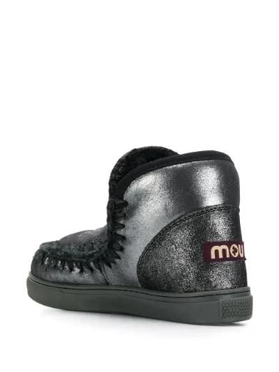 mou boots metallic