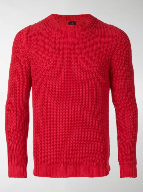 Men's designer Sweaters & Knitwear| Luxury Fashion| Stefaniamode.com Ribbed-knit sweater. Mp Massimo Piombo
