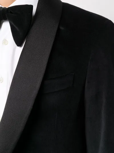 suede smoking jacket