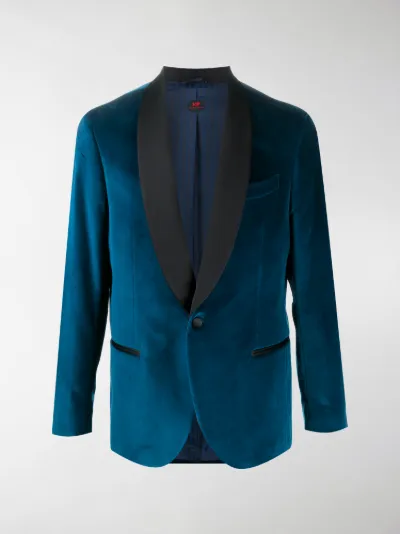 turquoise suit jacket