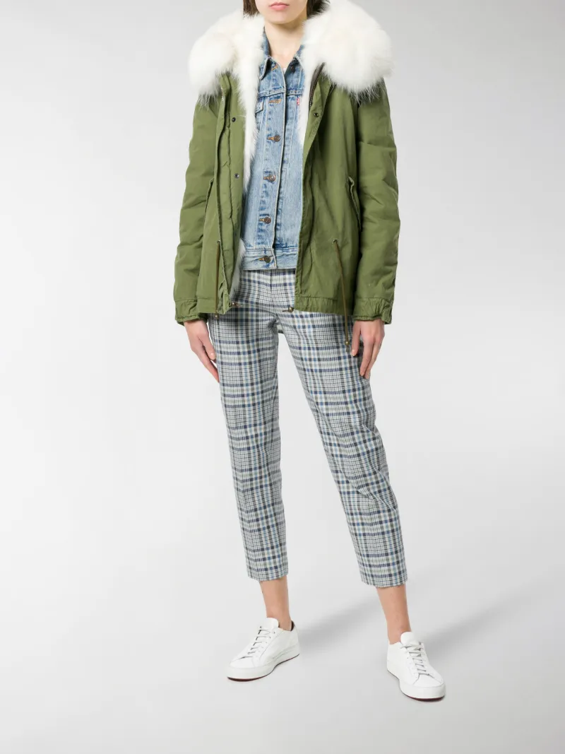 cropped parka jacket