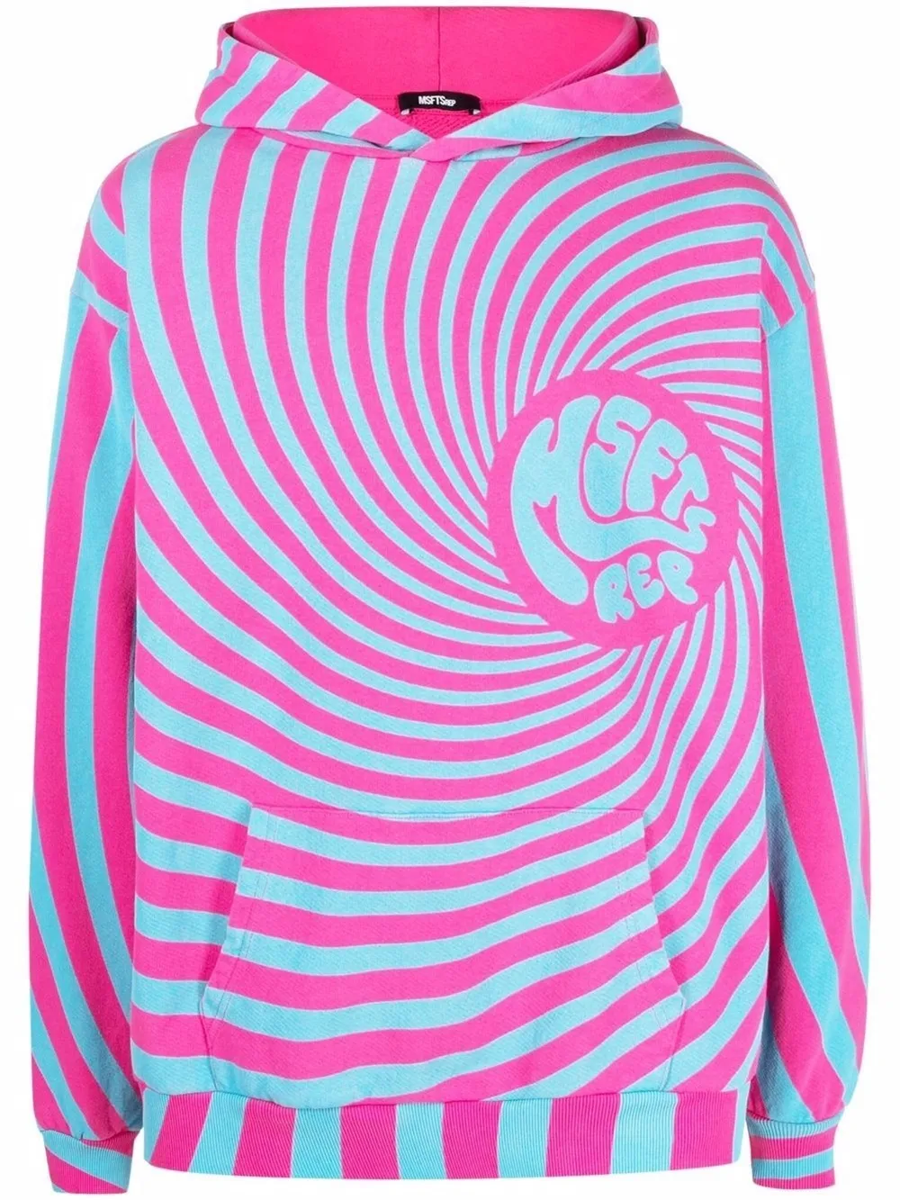 psychedelic print cotton hoodie MSFTSrep Eraldo