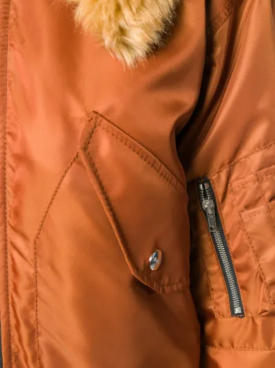 Msgm Con Marrone Sintetica Cappotto Color Pelliccia Z8UtrZn