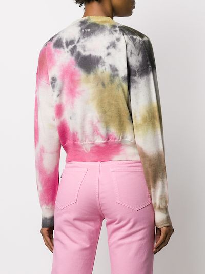 Msgm tie dye cardigan sale