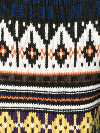 intarsia-knit high neck jumper | MSGM | Eraldo.com