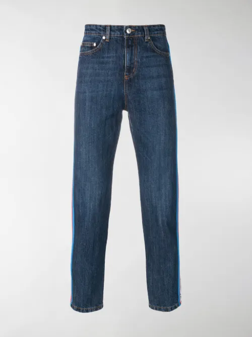 MSGM - Jeans con striscia laterale
