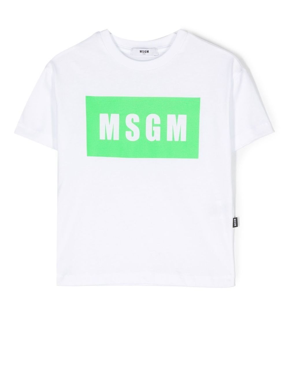 logo-print cotton T-shirt | MSGM Kids | Eraldo.com