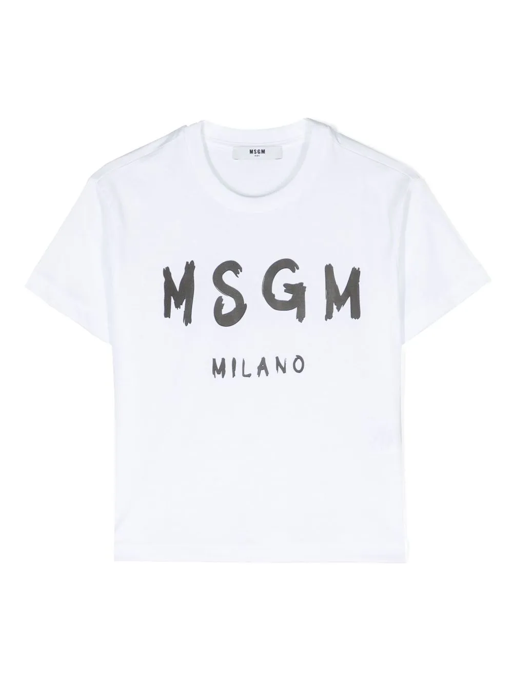 logo print cotton T shirt MSGM Kids Eraldo