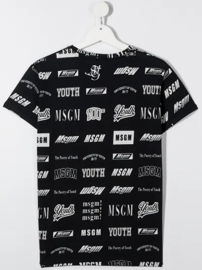 TEEN logo-print cotton T-shirt | MSGM Kids | Eraldo.com