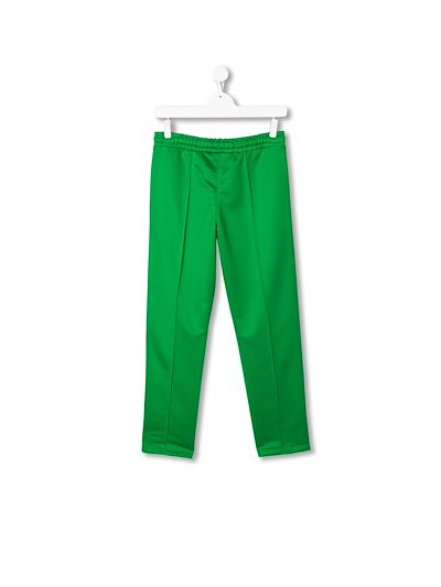 kids green track pants