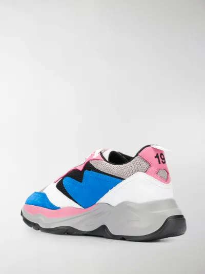 colour block sneakers