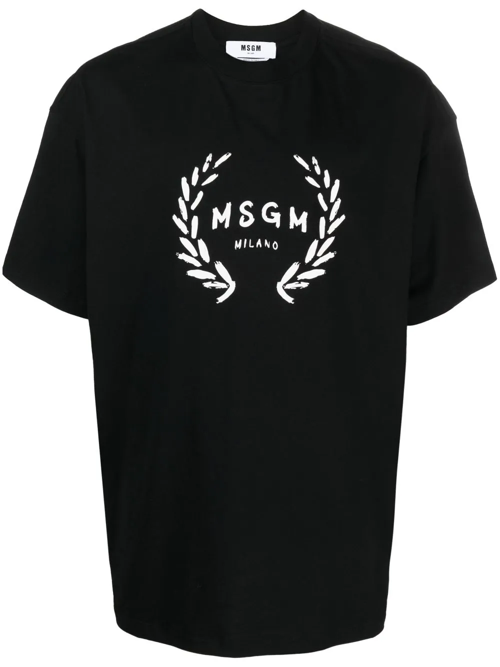 logo-print cotton T-shirt | MSGM | Eraldo.com DE 