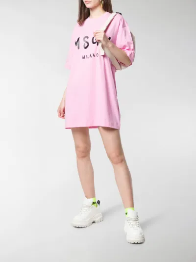 msgm t shirt dress