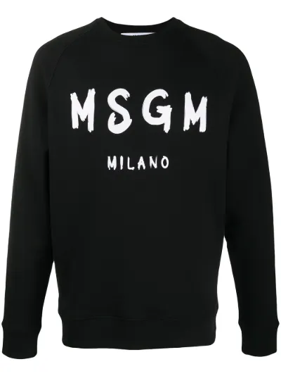 msgm logo sweatshirt
