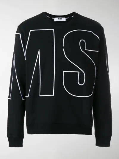 MSGM - macro logo sweatshirt