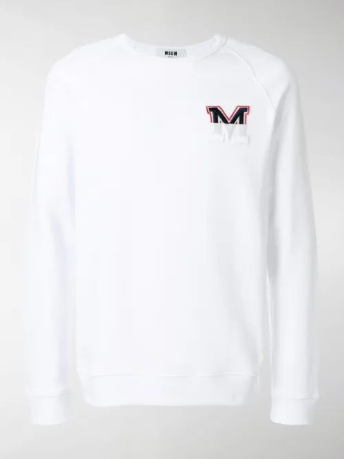 MSGM - micro faded logo sweatshirt
