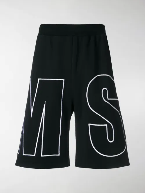 MSGM - Shorts con logo
