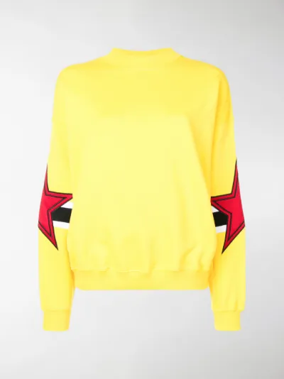 yellow star sweatshirt